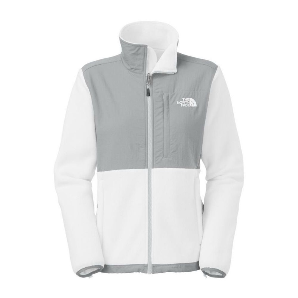 The North Face Gray and White Jacket